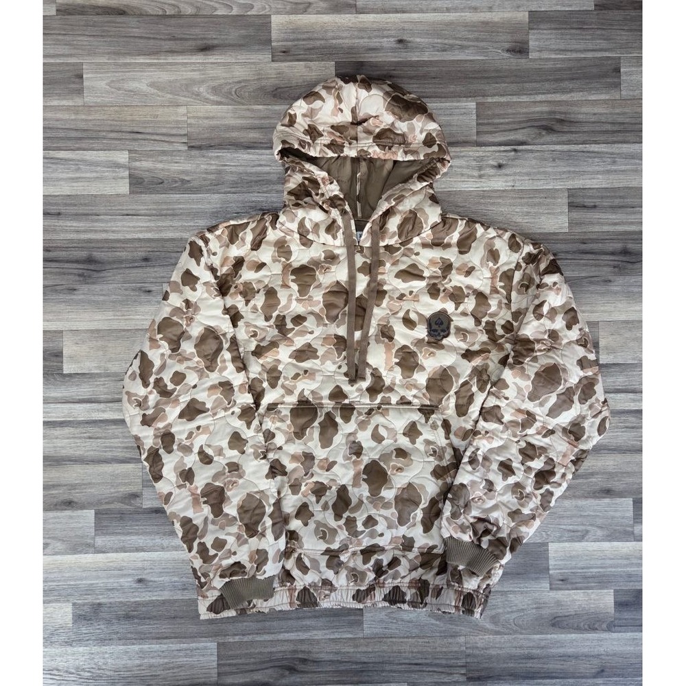 Zero Foxtrot Woobie Hoodie XL Frogskin Beach PTO Camo Quilted Pullover